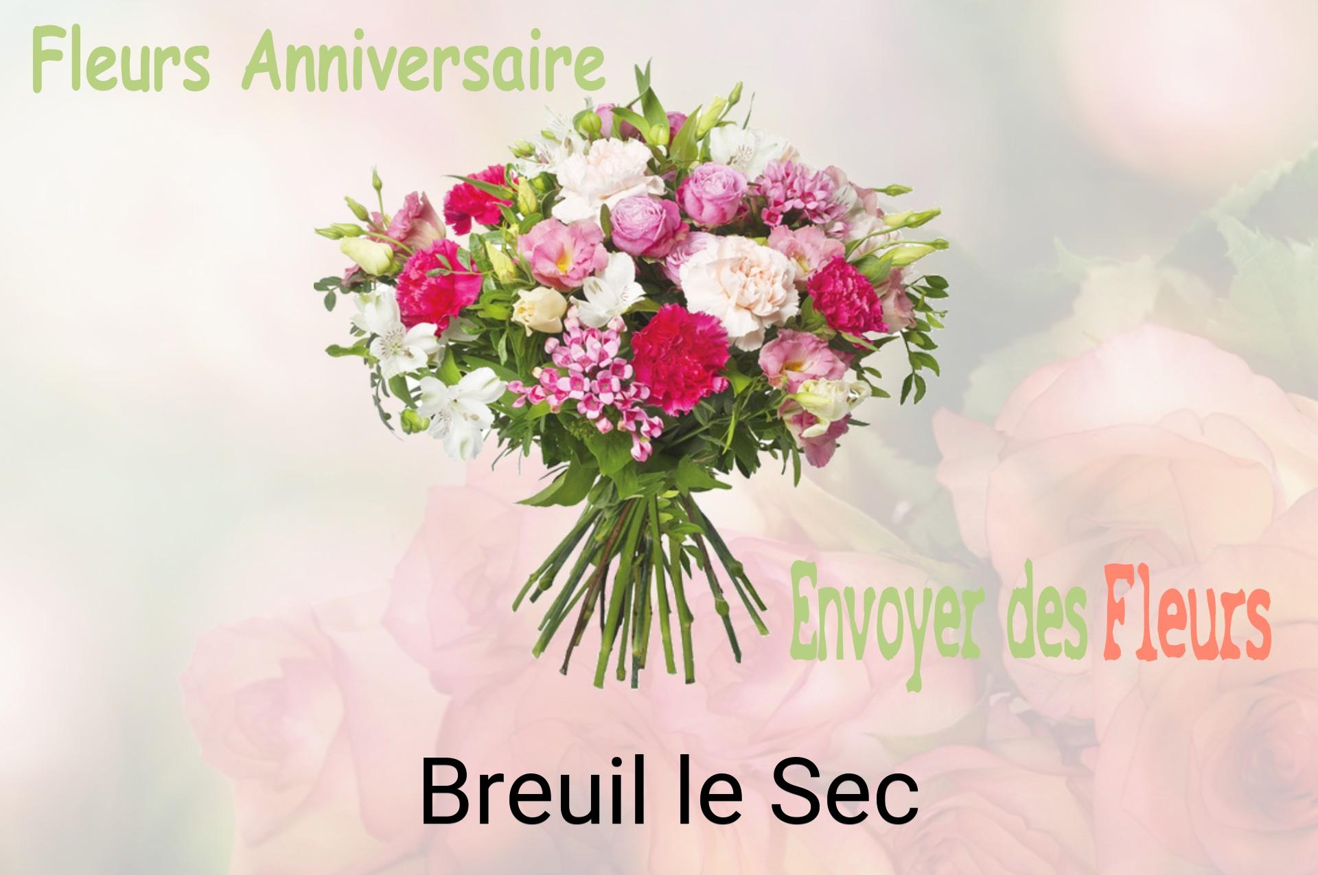 Bouquet de fleurs d’anniversaire livré à Breuil-le-Sec